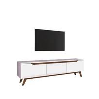 6 sp 180 - TV staliukas Kalune Design D1, baltas/rudas - 4 nuotrauka
