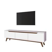 6 sp 180 - TV staliukas Kalune Design D1, baltas/rudas - 6 nuotrauka
