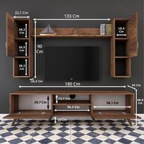 tv staliukas 180 kalune - Kalune Design TV vienetas M27 - 284 - 8 nuotrauka
