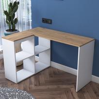 darbo azuolo stalas - Kalune Design Studijų stalas HA113 - 2035. - 7 nuotrauka