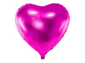 Folinis balionas Heart 45 cm dark, rožinis