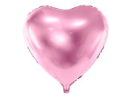 Folinis balionas Heart 61 cm light, rožinis