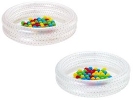 senukai baseinai - Bestway 51141, skaidrus/mėlynas/rožinis, 910x200 mm, 73 l - 3 nuotrauka