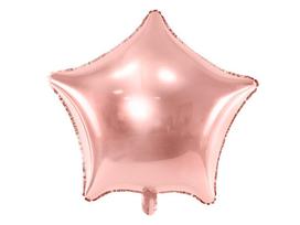 Folinis balionas Star 48 cm, auskinis/rožinis