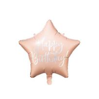 Folinis balionas Happy Birthday, 40 cm, rausvas