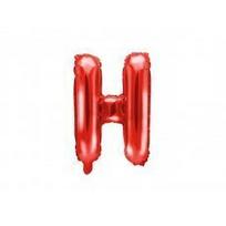 Folinis balionas Raidė "H" 35 cm, raudonas