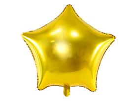 Folinis balionas Star 48 cm, auksinis