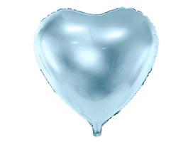Folinis balionas Heart 45 cm, mėlynas