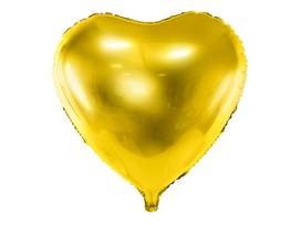 Folinis balionas Heart 45 cm, auksinis