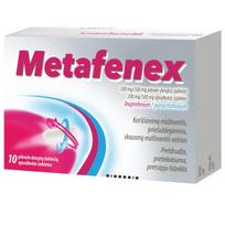 plevele 500 -  METAFENEX, 200mg/500mg, plėvele dengtos tabletės, N10 - 2 nuotrauka