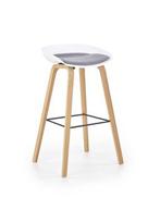 Baro kėdė Halmar H-86 White/Grey