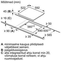 elektrine kaitlente - Bosch PKE611BA2E - 6 nuotrauka