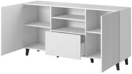 komoda 150 - Komoda Cama Meble Pafos KOM150 BI, balta, 150 x 42 x 82 cm - 2 nuotrauka