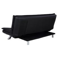 sofa 196 - Sofa Actona Faith, juoda, 196 x 98 x 91 cm - 5 nuotrauka