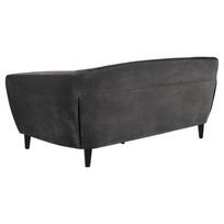 kauciukmedis - Sofa Actona Ria, tamsiai pilka, 191 x 84 x 78 cm - 2 nuotrauka