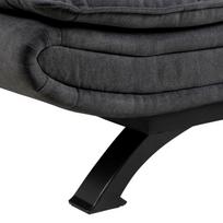 sofa 196 - Sofa Actona Faith, tamsiai pilka, 196 x 98 x 91 cm - 2 nuotrauka