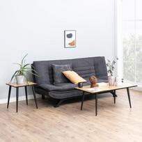 sofa 196 - Sofa Actona Faith, tamsiai pilka, 196 x 98 x 91 cm - 4 nuotrauka