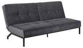Sofa-lova Actona Perugia VIC 28, juoda/tamsiai pilka, 198 x 95 x 87 cm
