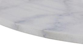 marmurinis stalas - Valgomojo stalas Actona Tarifa Guangxi, baltas/juodas, 1100 mm x 1100 mm x 750 mm - 6 nuotrauka