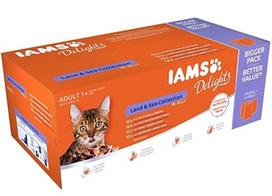 IAMS Delights Adult All Breeds Land&Sea In Gravy 48 X 85 g