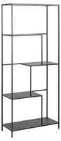 Spintelė Actona Infinity Bookcase, juoda, 72 cm x 32 cm x 170 cm