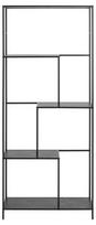 juoda knygu lentyna - Spintelė Actona Infinity Bookcase, juoda, 72 cm x 32 cm x 170 cm - 2 nuotrauka