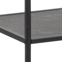 juoda knygu lentyna - Spintelė Actona Infinity Bookcase, juoda, 72 cm x 32 cm x 170 cm - 5 nuotrauka