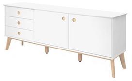 Komoda Actona I_Century 62087, balta, 45 cm x 179.9 cm x 75 cm
