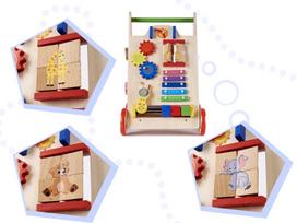 medine vaikstyne - Stumiamas žaislas Educational Walker IKONKX6495 - 8 nuotrauka