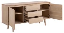 komoda 150 - Spintelė Actona Nagano Sideboard, ąžuolo, 150 cm x 40 cm x 75 cm - 3 nuotrauka