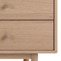 komoda 160 - Spintelė Actona Aston Sideboard, ąžuolo, 160 cm x 40 cm x 75 cm - 4 nuotrauka