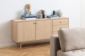 komoda 160 - Spintelė Actona Aston Sideboard, ąžuolo, 160 cm x 40 cm x 75 cm - 9 nuotrauka