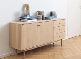 komoda 160 - Spintelė Actona Aston Sideboard, ąžuolo, 160 cm x 40 cm x 75 cm - 10 nuotrauka
