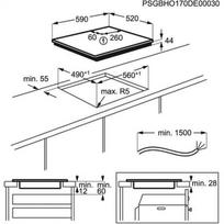 hob induction - Electrolux EIV63440BS - 5 nuotrauka