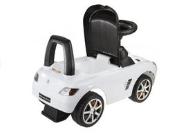 paspiriami automobiliai - Paspiriamas automobilis LEAN Toys Mercedes-Benz, baltas - 5 nuotrauka