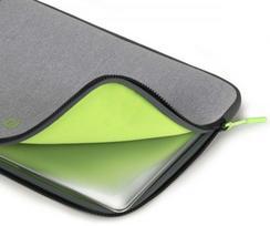 nesiojamo kompiuterio 14 deklas - Dicota Skin Flow 13-14.1 Grey/Green - 3 nuotrauka