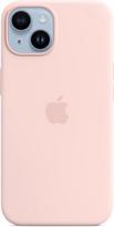 apple iphone 14 silicone case with magsafe - APPLE iPhone 14 Silicone Case with MagSafe - Chalk Pink - 1 nuotrauka