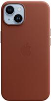 Apple "Leather Case with MagSafe iPhone 14 (MPP73ZM/ A)" Umber