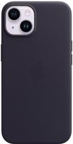iphone 14 apple deklas magsafe - Apple "Leather Case with MagSafe iPhone 14 (MPP63ZM/ A)" Ink - 2 nuotrauka