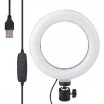 ziedinis sviestuvas - Platinet ring light PMRL6 Vlog LED Desktop 6" - 2 nuotrauka