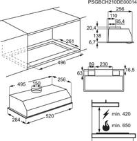 gartraukiai imontuojami - AEG DGB3523S - 8 nuotrauka