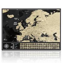 Nutrinamas EUROPOS žemėlapis 42 x 29,7 cm