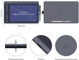 graphic tablet - Huion HS611 - 5 nuotrauka