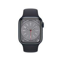 apple watch ismanieji laikrodziai - Apple Watch Series 8 41mm Midnight Aluminium Case/ Midnight Sport - 3 nuotrauka