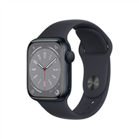 apple watch ismanieji laikrodziai - Apple Watch Series 8 41mm Midnight Aluminium Case/ Midnight Sport - 4 nuotrauka