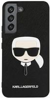 telefono deklas karl lagerfeld - Karl Lagerfeld "KLHCS22MSAKHBK PU Saffiano Karl Head Case Galaxy S22 Plus" Black - 4 nuotrauka