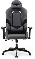 reguliuojama biuro kedes - Songmics Racing Chair Grey/Black, juoda/pilka - 2 nuotrauka