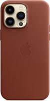 iphone 14 pro deklas odinis - Apple "Leather Case with MagSafe iPhone 14 Pro Max (MPPQ3ZM/ A)" Umber - 2 nuotrauka