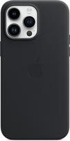 iphone 14 pro deklas odinis - Apple "Leather Case with MagSafe iPhone 14 Pro Max (MPPM3ZM/ A)" Midnight - 3 nuotrauka
