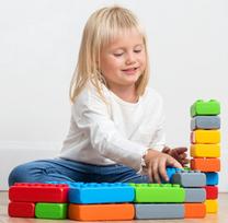 konstruktorius marioinex - Marioinex Junior Building Bricks 110pcs 901724 - 3 nuotrauka
